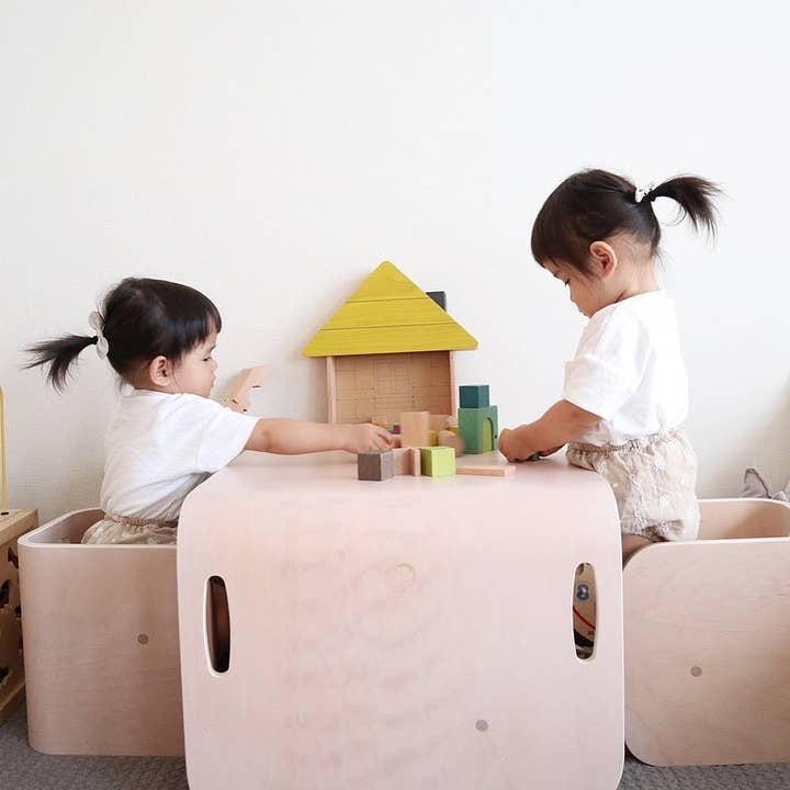 kiko+ & gg* - Wholesale Blocks - Kids Baby - Tsumiki Building House-Shaped Block Set