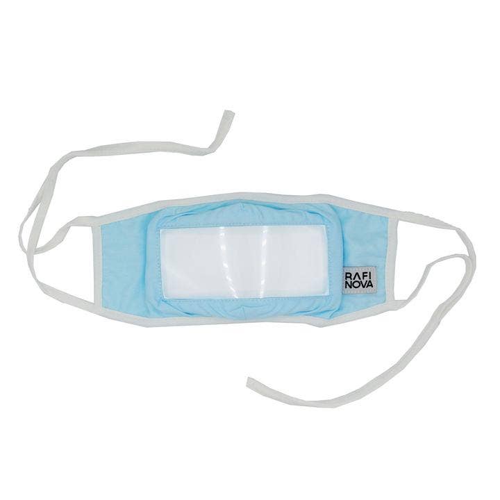 Adult Smile Mask Tie-Behind - 2 Pack for wholesale by Rafi Nova