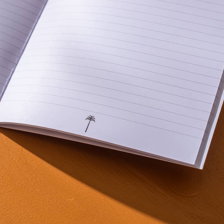 Good Tuesday (Once Upon a Tuesday) - Wholesale Notebook - A5 Lined Notebook | Peach & Cherry Check