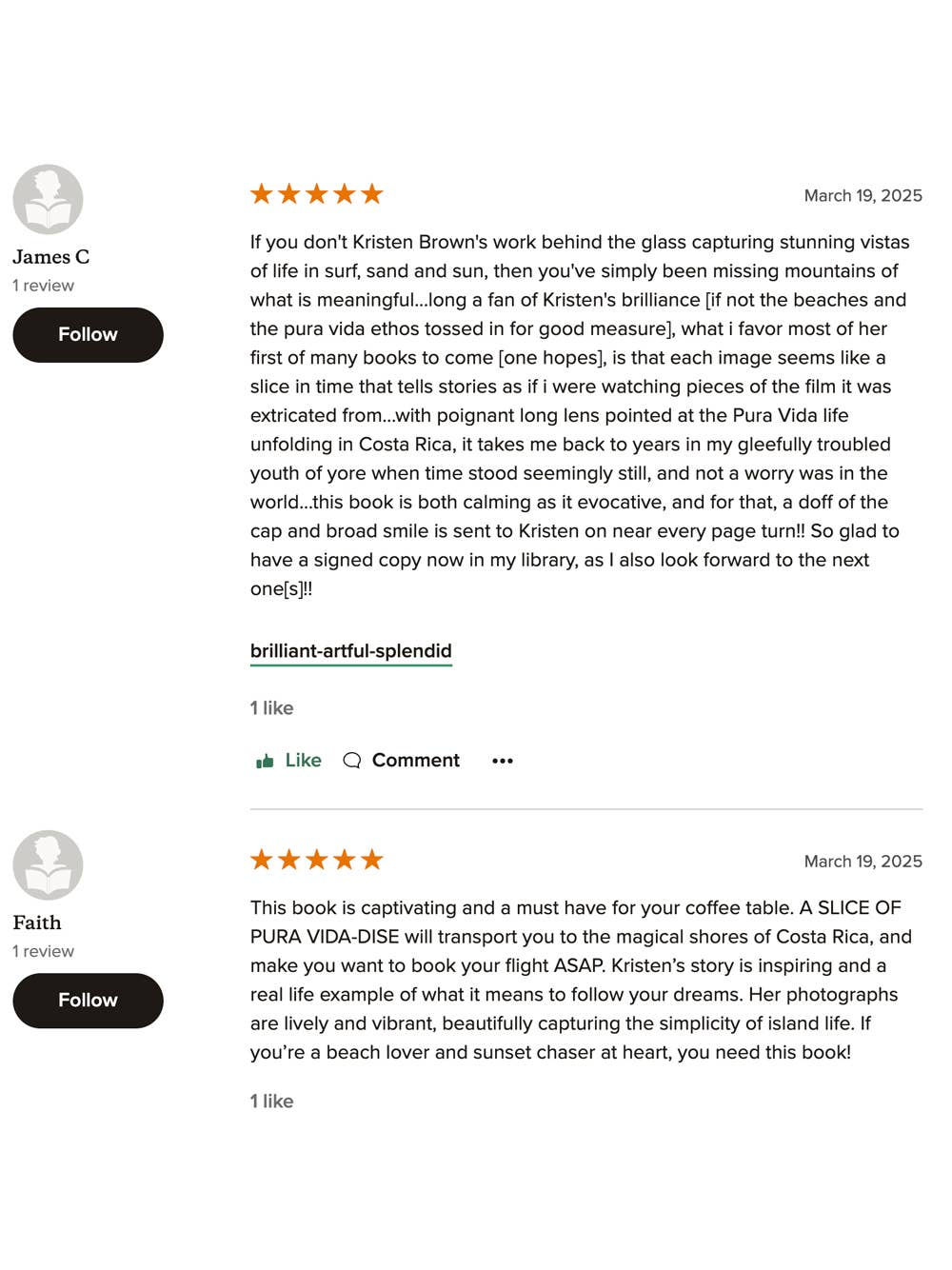 The Sunset Shop - Wholesale Display Book - Costa Rica Coffee Table Book - SLICE OF PURA VIDA-DISE19