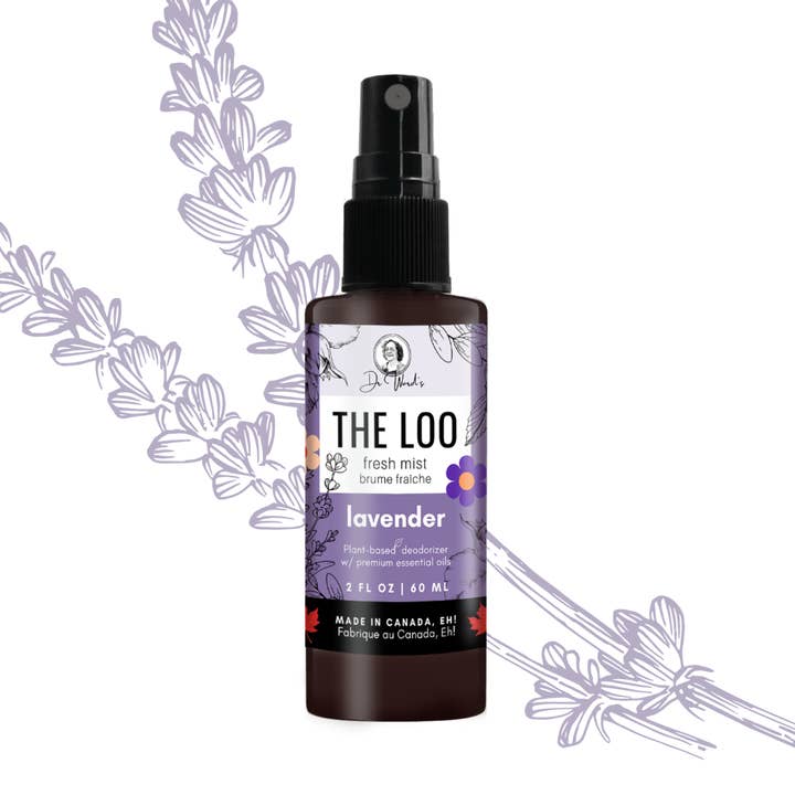 The Loo LAVENDER - 100% All Natural, Plant Based - 2oz 60 ml for wholesale by Dr. Ward's Fresh Mist
