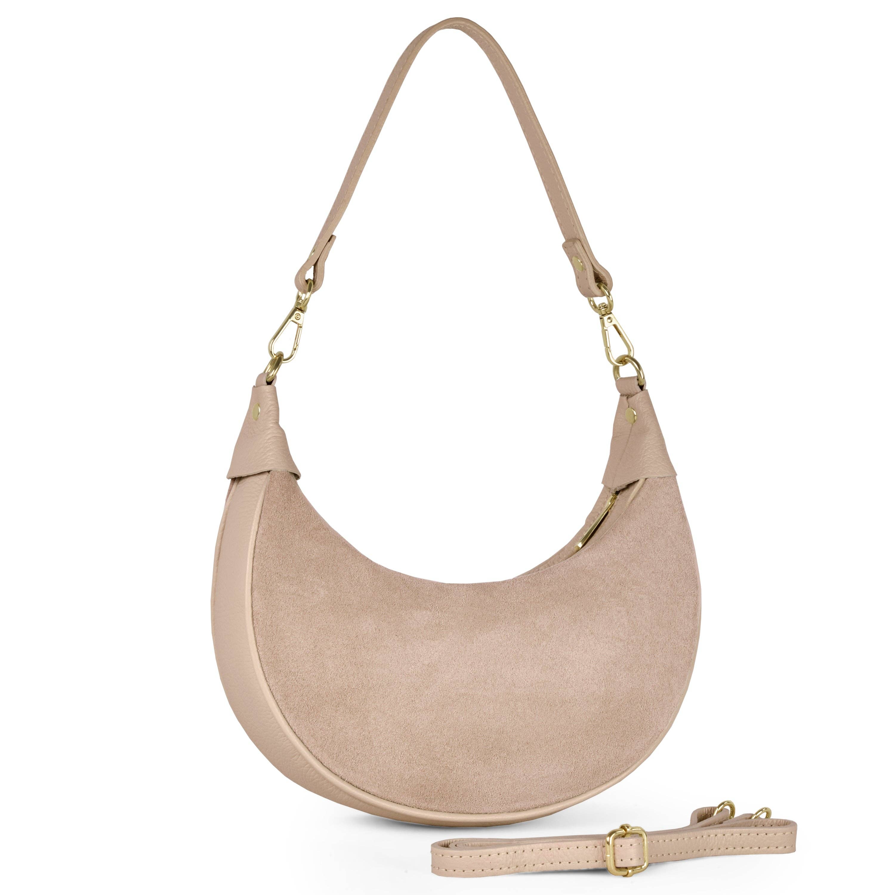 TAKEASY - Vente Sac porté épaule – femme - Sac à bandoulière en cuir suédé24