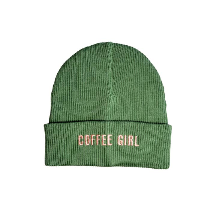 Winter Embroidered Soft Knit Beanie Moka Pot & Coffee Cup for wholesale by GEOPLE HOME & BABY