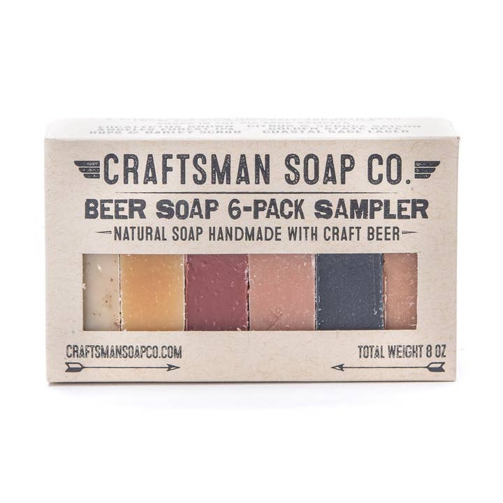 6 Piece Soap Sampler for wholesale by Craftsman Soap Company