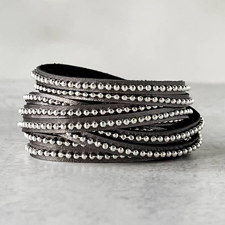 Braccialetto Beads Row Wrap in Foxy per la vendita all'ingrosso da parte di Presh