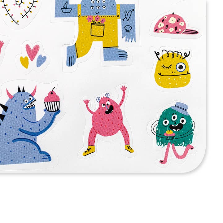 Edicare Editora, Lda. - Wholesale Sticker – Child & baby - MONSTERS - 160 STICKERS4
