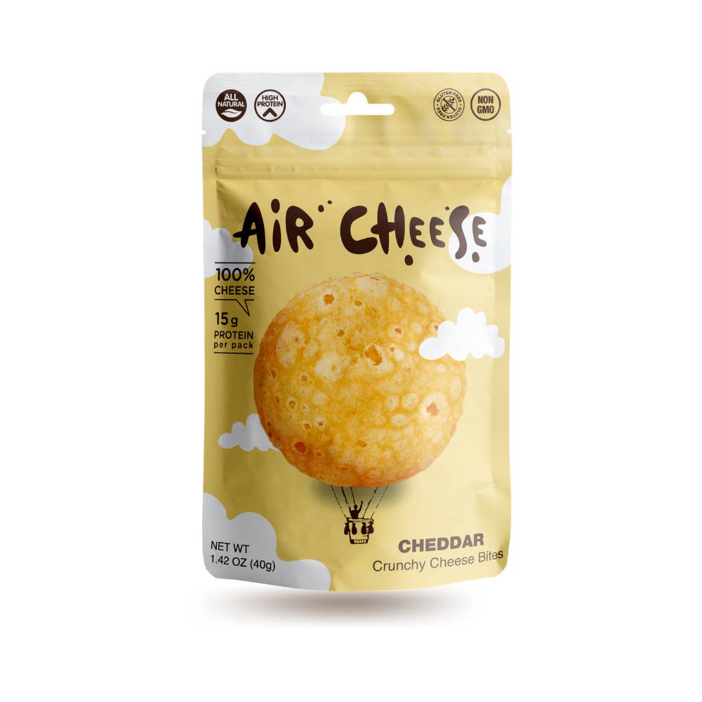 POSHI - Vendita all'ingrosso Snack soffiati - Air Cheese - Cheddar 1,42 oz/48 ct