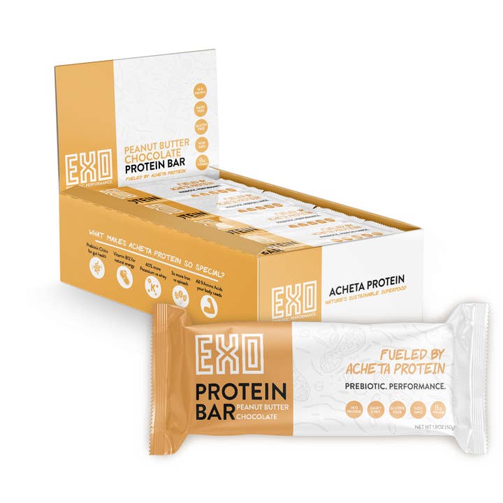 Hoppy Planet Foods, LLC - Venta al por mayor Barrita de aperitivo - Barra de proteína prebiótica de chocolate EXO PB