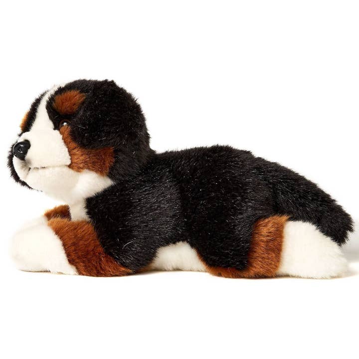 Uni Toys - Wholesale Knuffels - Kinderen en baby - Puppy van de Berner Sennenhond, liggende knuffel/knuffel