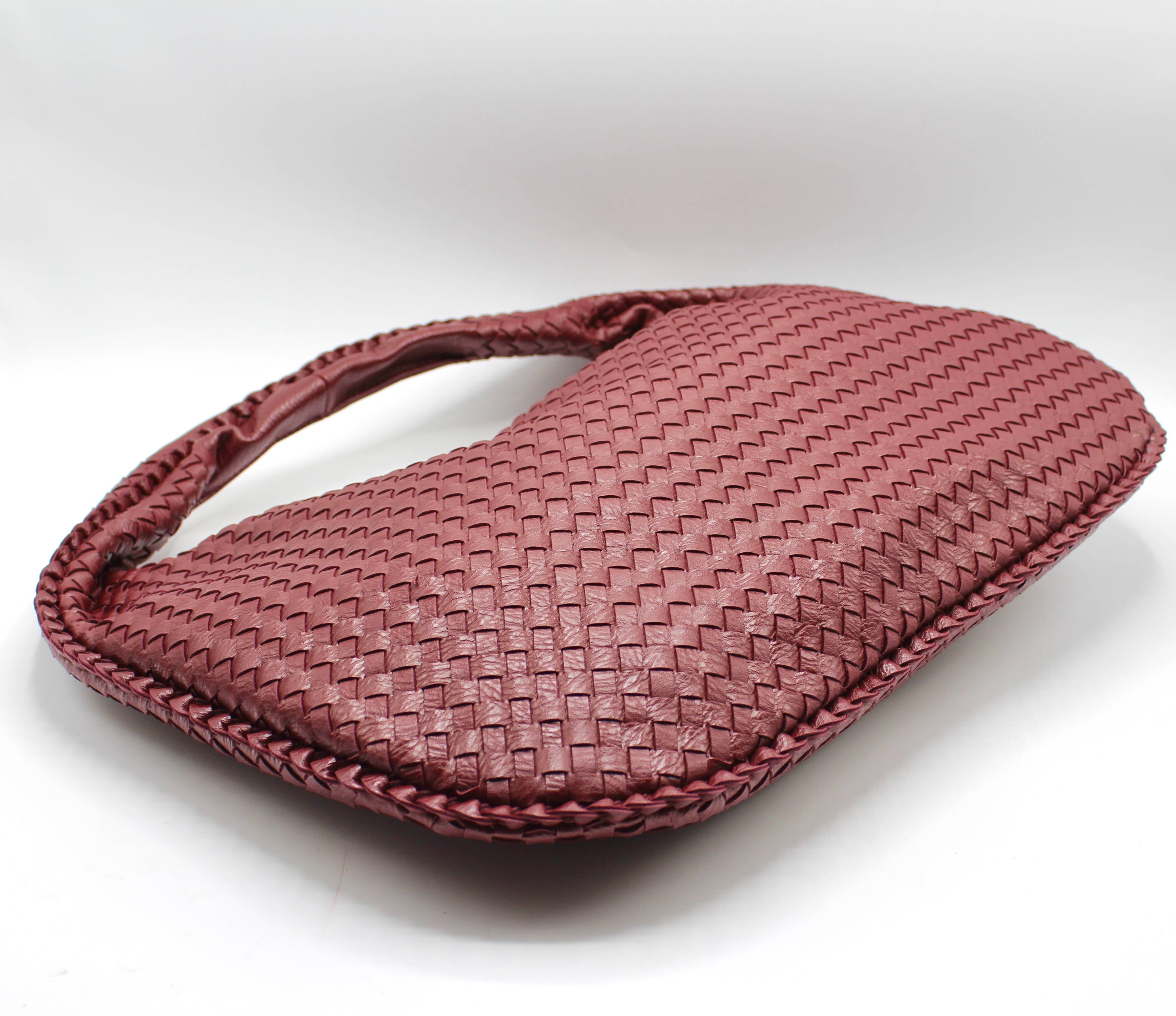 Sook Stainable - Wholesale Shoulder Bag - Women's - Big Size Vegan Leather Woven Tote Shoulder Bag12