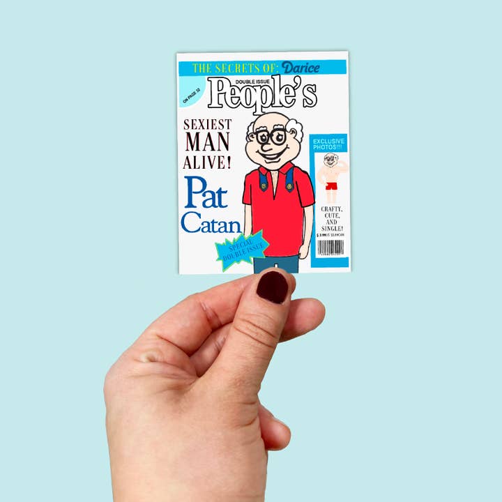 Waterproof Vinyl Pat Catans Inspired Magnet for wholesale by Songbird Artistry