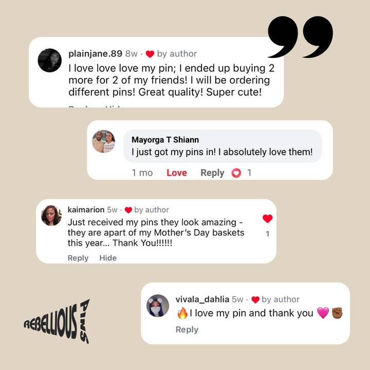 Rebellious Pins - Wholesale Lapel Pin/Button - Who All Gon' Be There V24