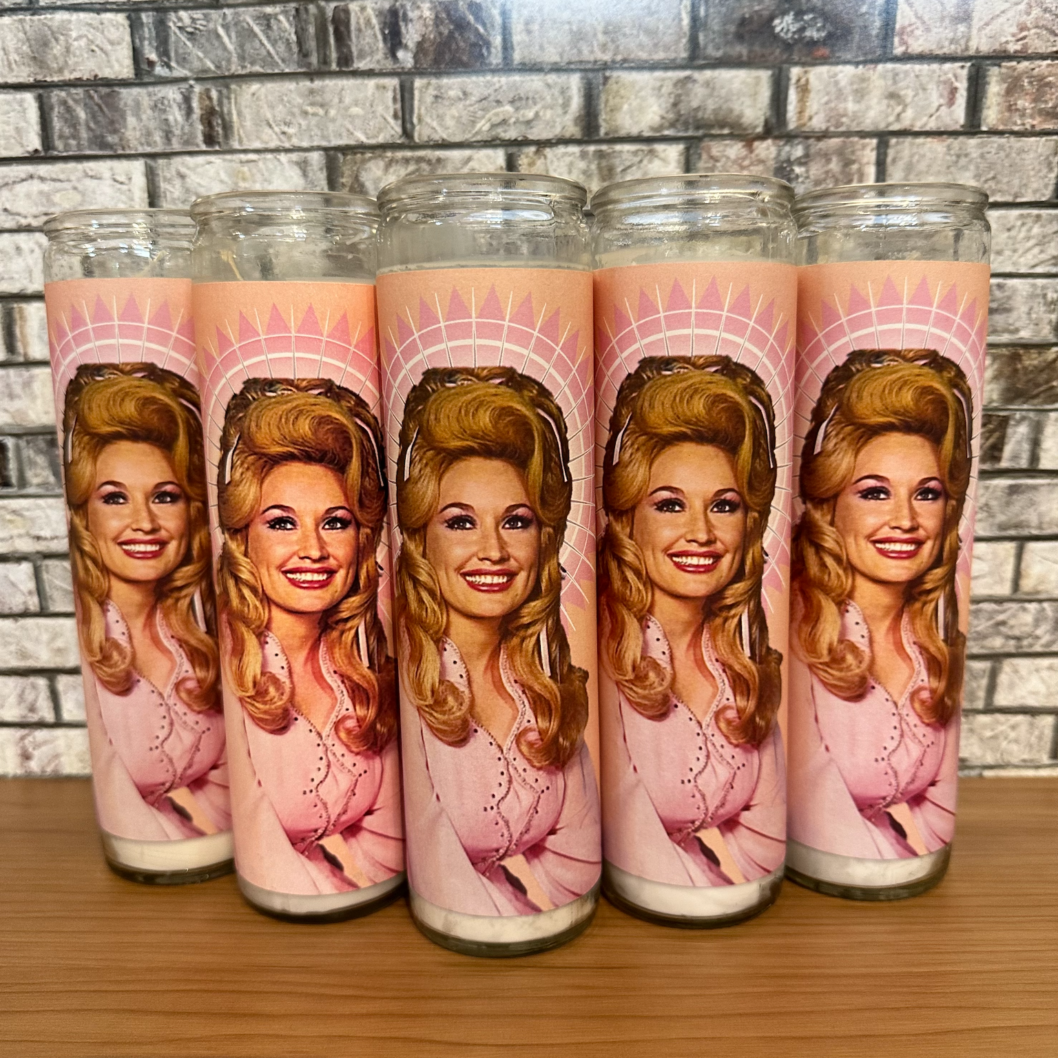 Flaming Feminist - Wholesale Votive Candle - Dolly Parton Inspired Payer Candle3