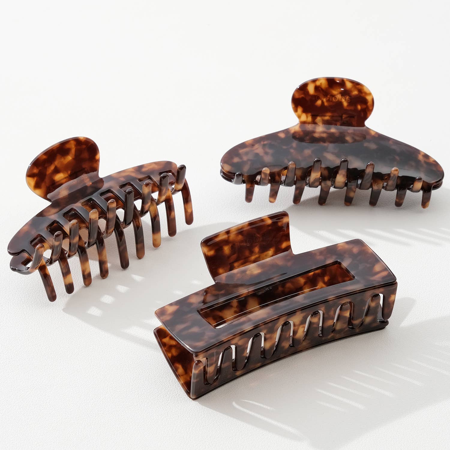 Deep Tortoise Large - Assorted Claw Clips  for wholesale on Faire1