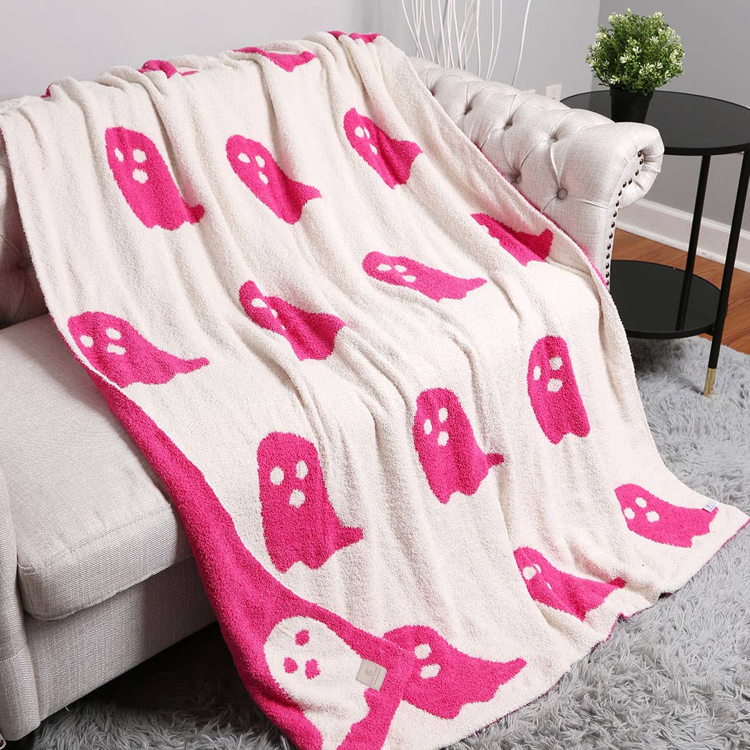 Fashion City - Wholesale Throw Blanket - Ghost Patterned Throw Blanket12