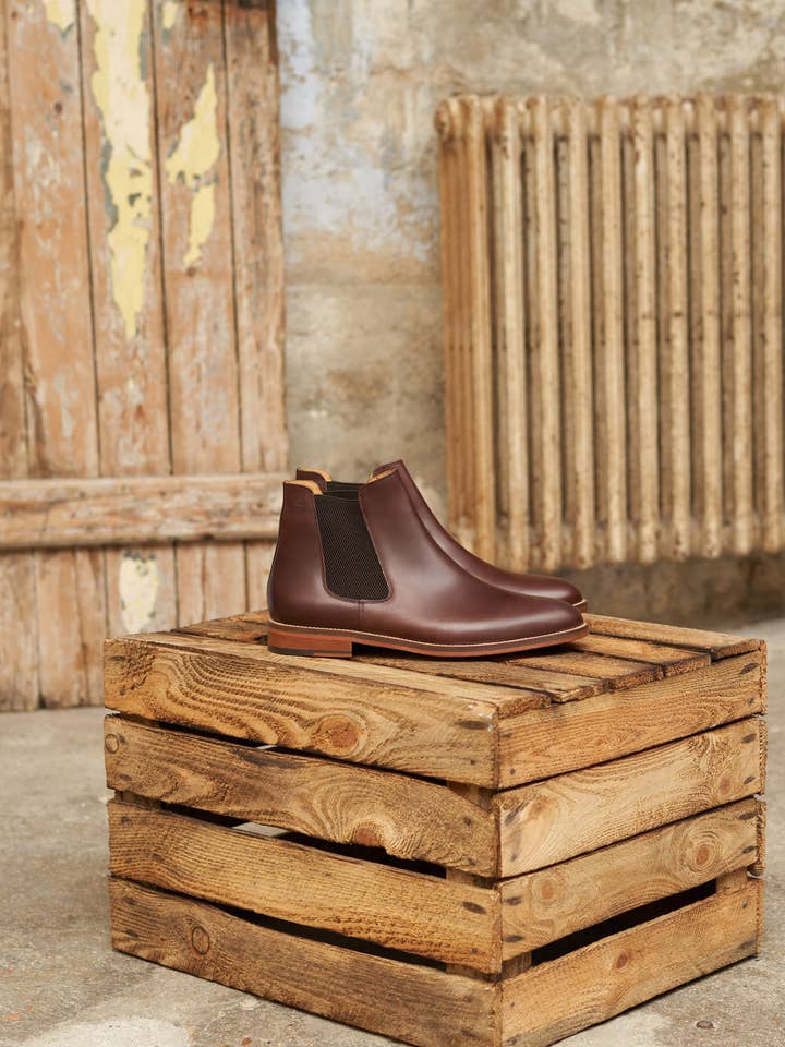 Chelsea støvler - Auburn/Brown for engroshandel hos Pied de Biche