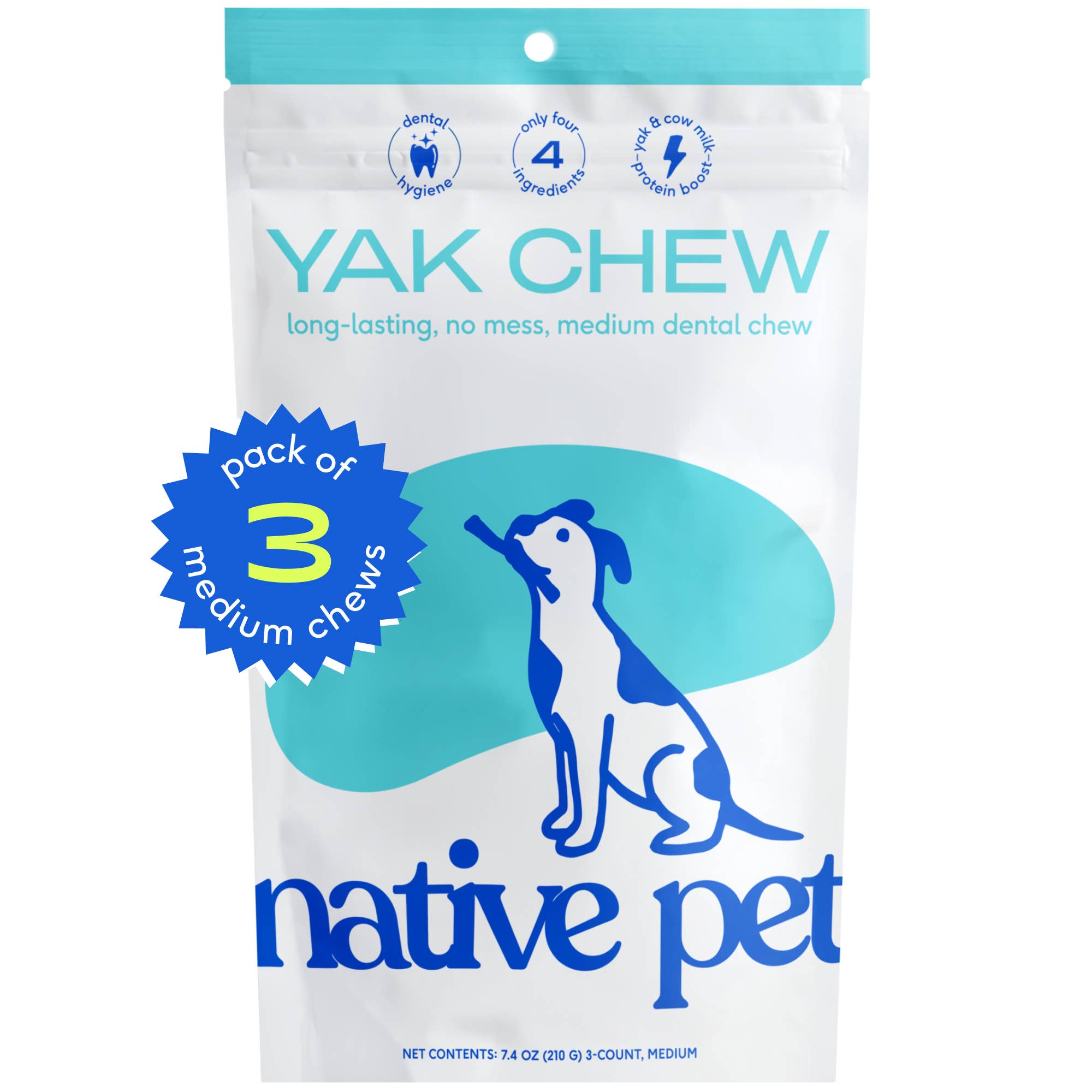 Native Pet - Wholesale Pet Treats - Dog - Yak Dental Chews , Himalayan Cheese Dog Treats1