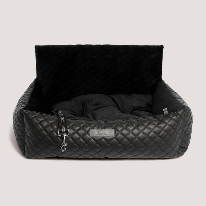 NANDOG PET GEAR FLORIDA – wholesale Transportbur – Hund – NANDOG Stor svart vegansk läderbilstol