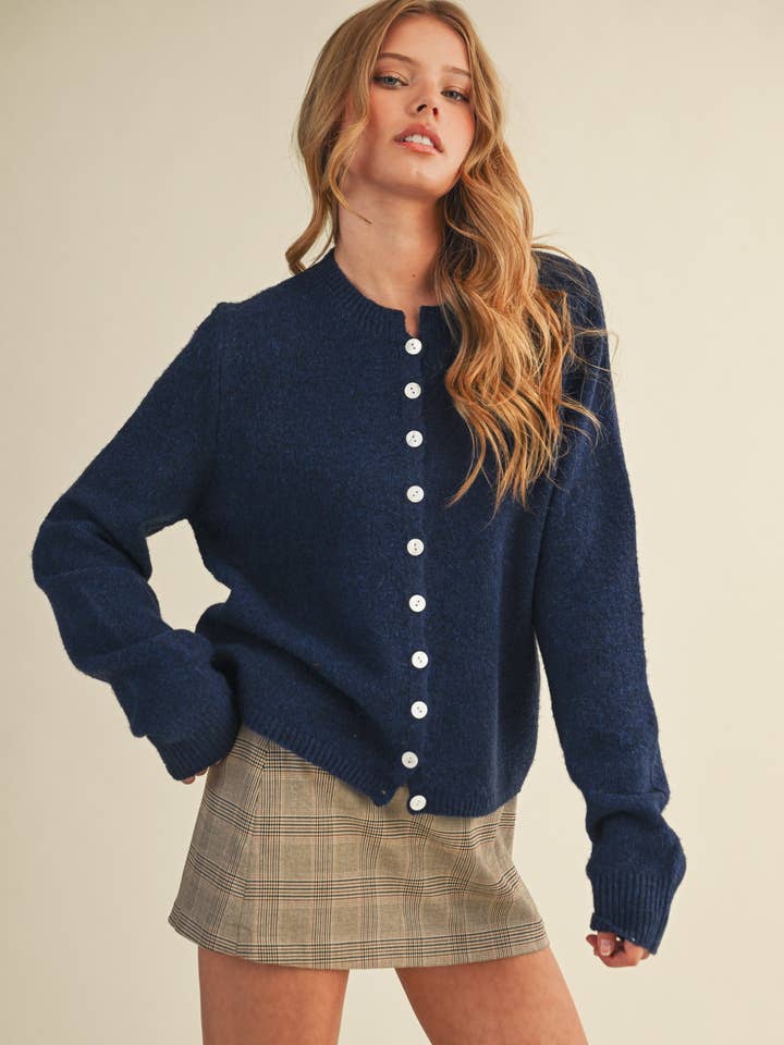 MARLED KNIT SWEATER CARDIGAN MSW11248 for wholesale by &MERCI