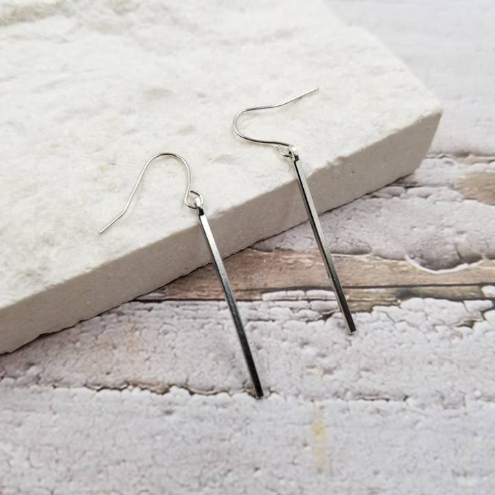 Treasure Wholesale - Wholesale Dangle Earrings - Metal Stick Earrings2