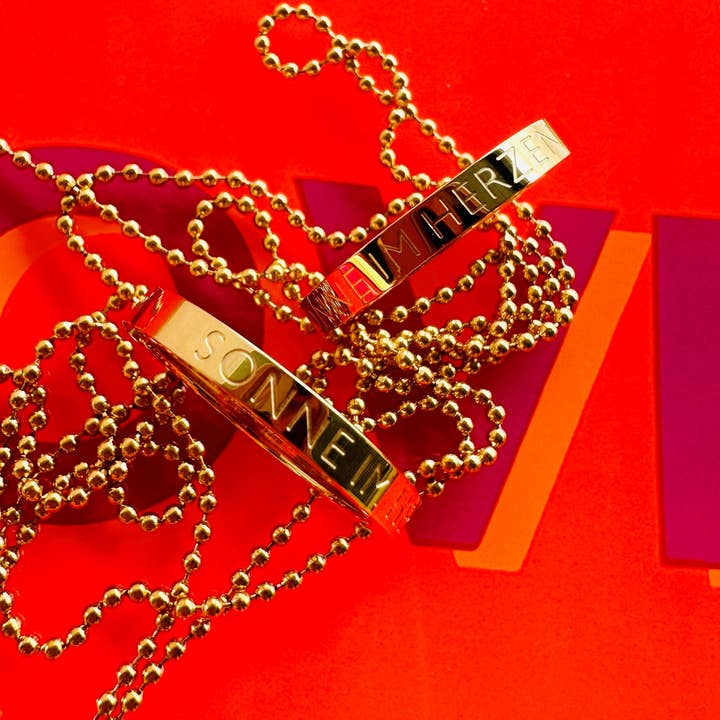 Mantraring – SUN IN THE HEART med valbar kedja för wholesale av Mein Mantra