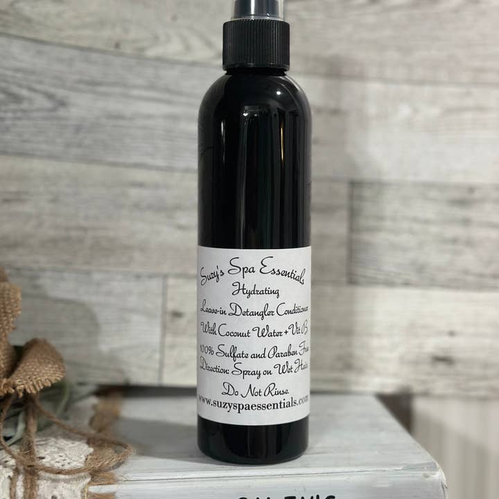 Suzy Spa Essentials - Wholesale Hair Leave-In Conditioner - Hydrating Leave-In Conditioner with Coconut Water – 8 oz5