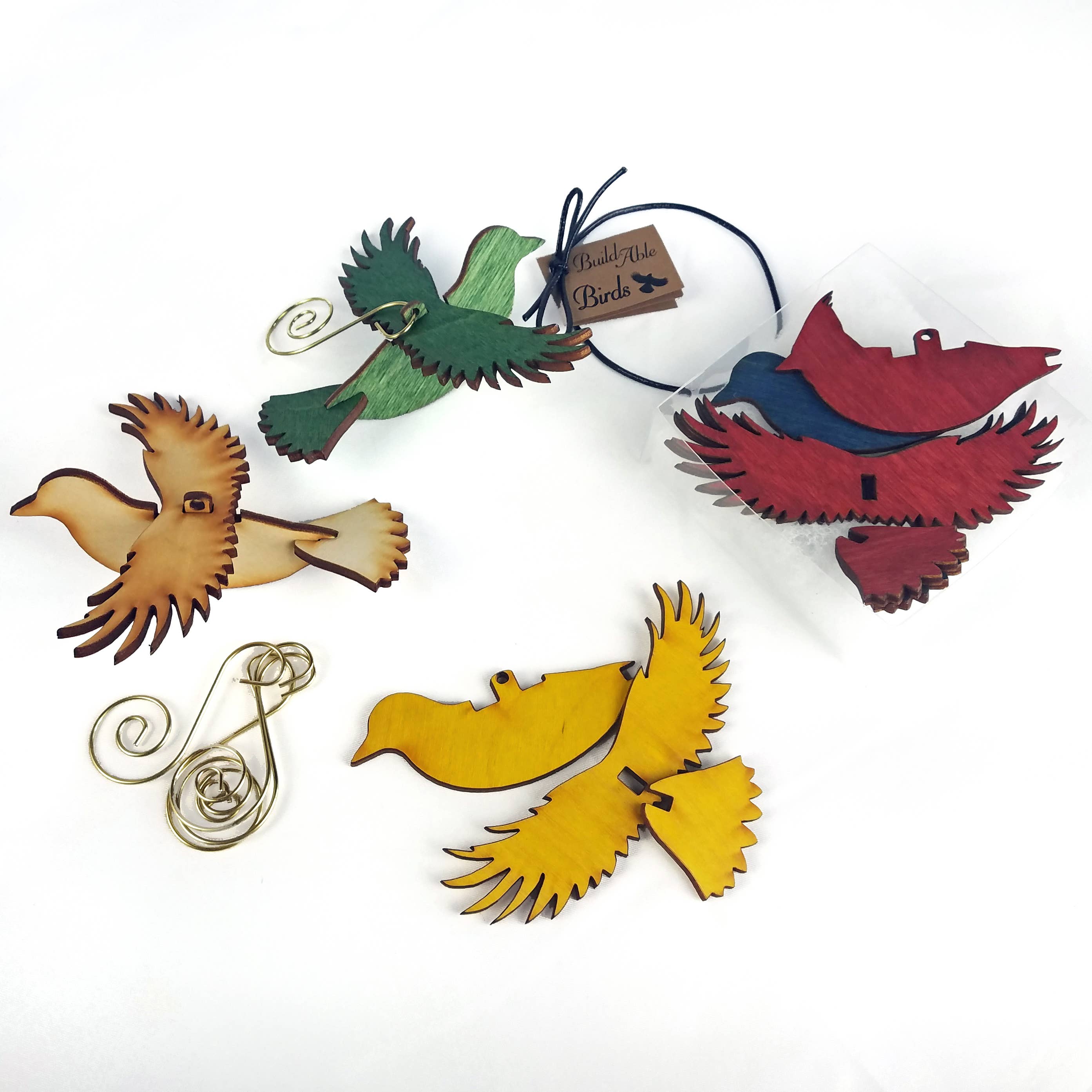 Made and Assembled - Wholesale Ornament Set - Build-Able Birds1