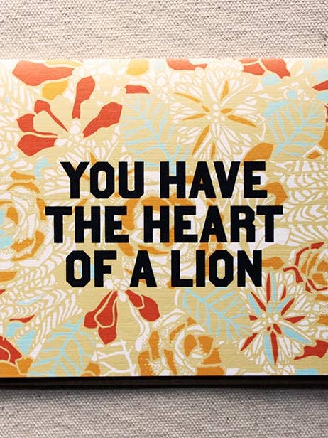 You Have The Heart Of A Lion- Single Card for wholesale by MBMB