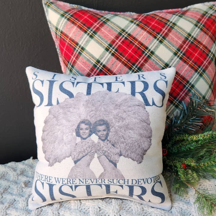 Desmond Brown - Wholesale Throw/Decorative Pillow - Holiday Tiny Pillow- Sisters
