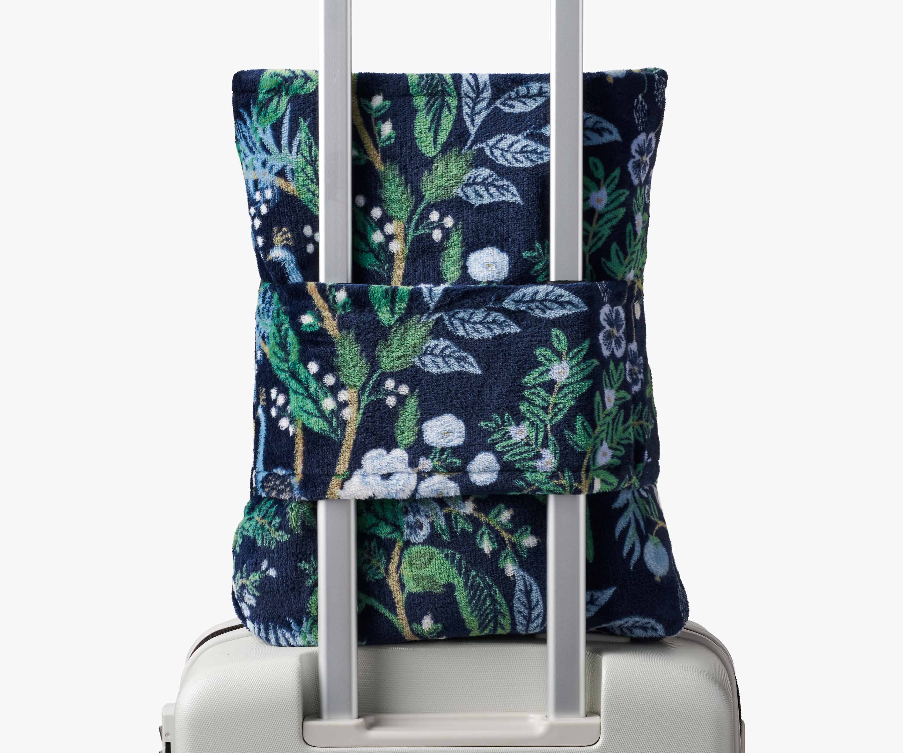 Rifle Paper Co. - Wholesale Travel Blanket - Peacock Travel Fleece Blanket3