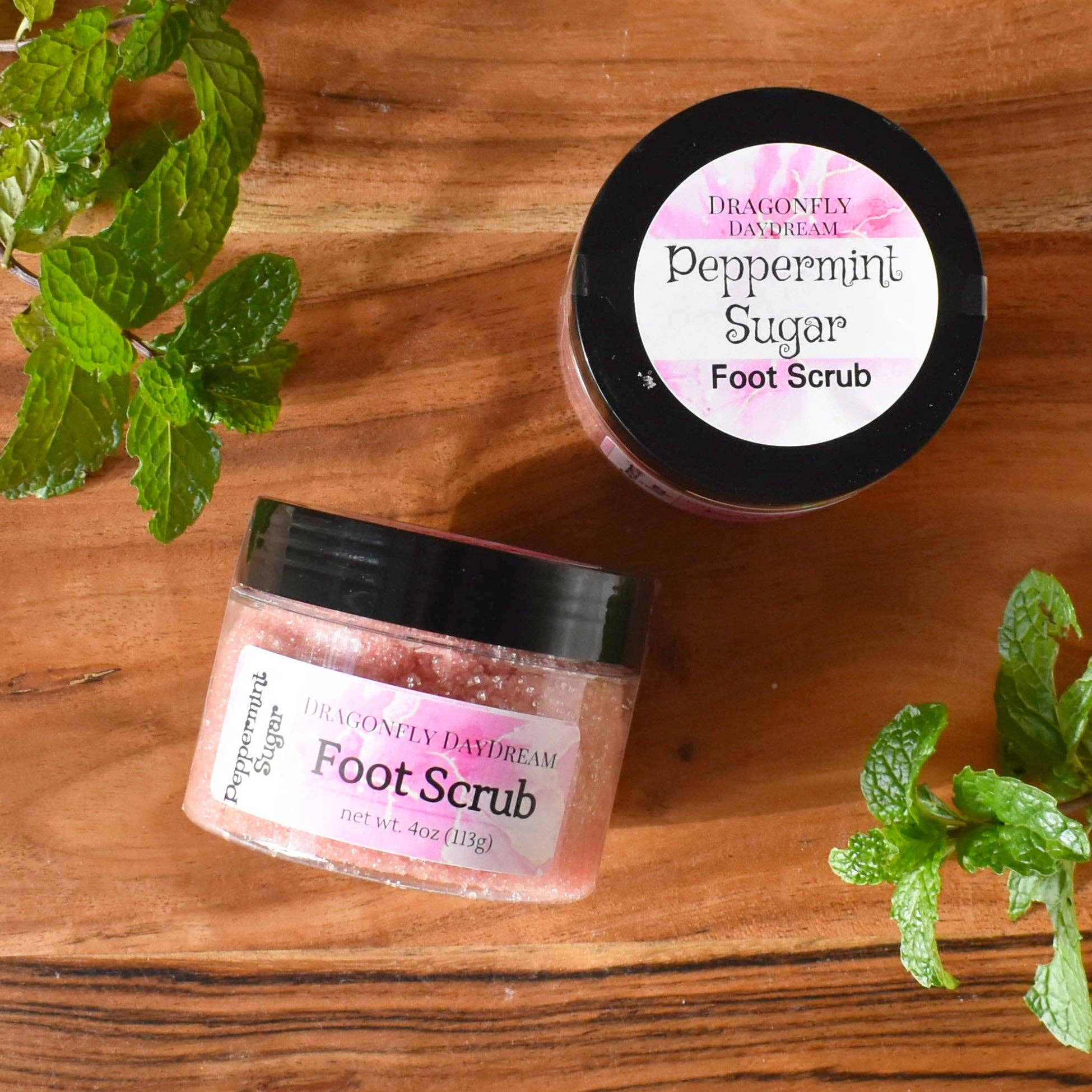 Dragonfly DayDream - Wholesale Foot Scrub/Polish - Sugar Foot Scrub PEPPERMINT3