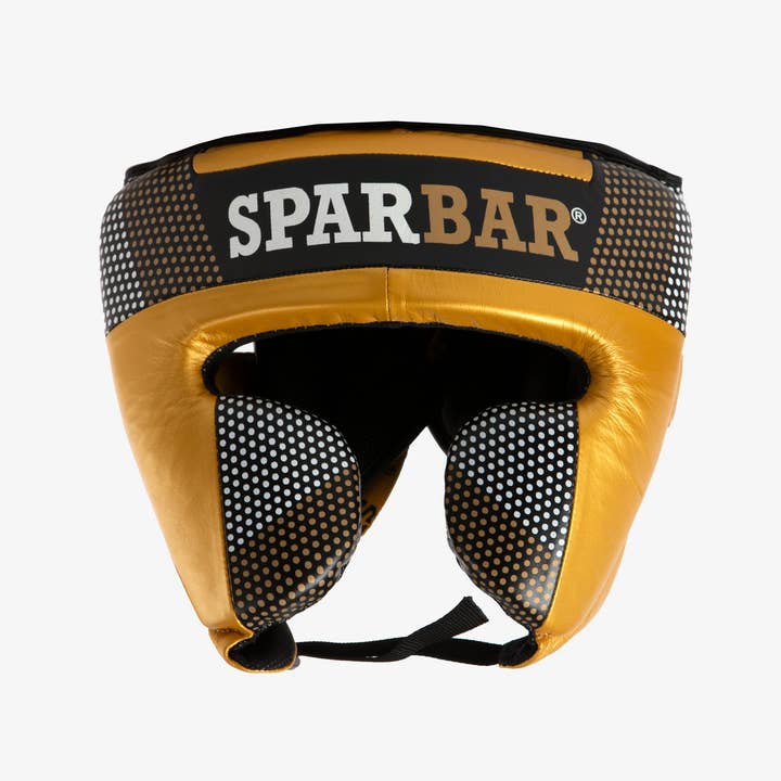 SPARBAR® SB1 FULL FACE HEADGUARD - ZWART & GOUD voor wholesale door SPARBAR
