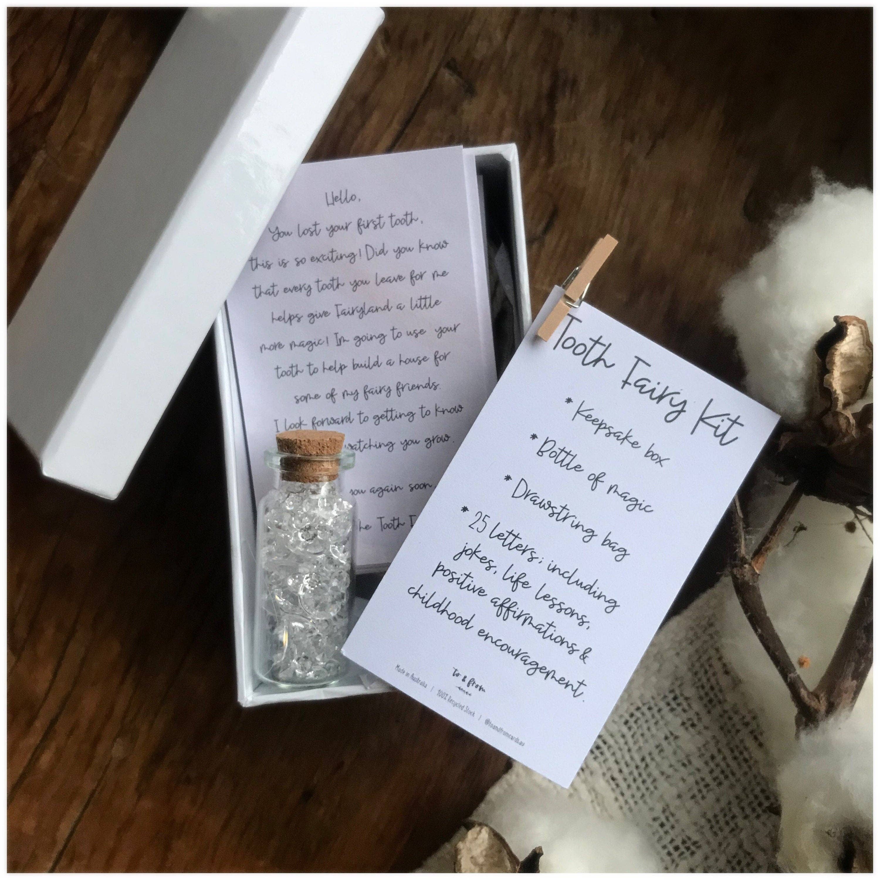 To & From Cards - Wholesale Toothfairy kit – Kids - Tooth Fairy Kit4