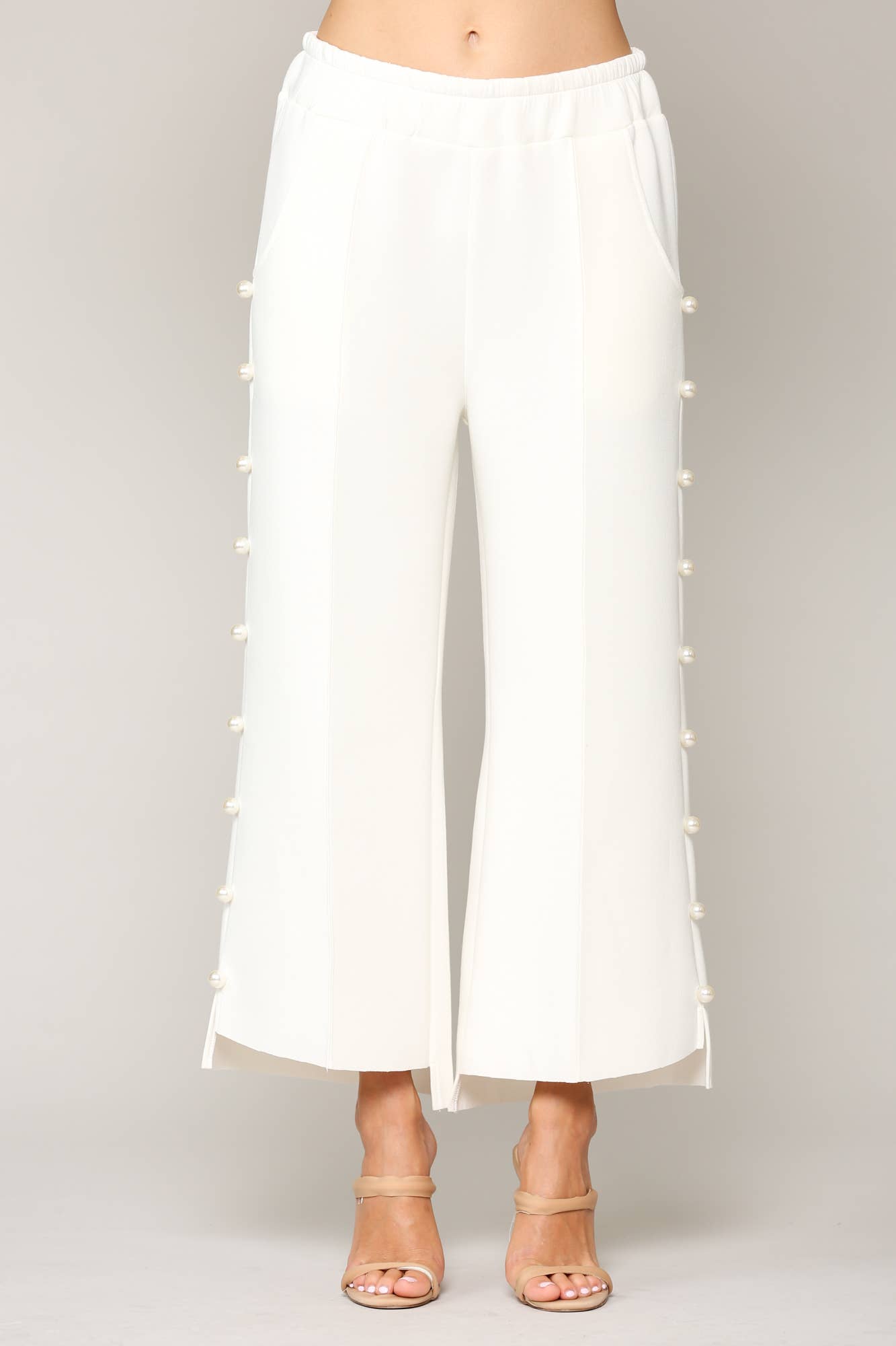 Joh Apparel – Großhandel Hose – Damen – Farrah French Scuba Pearl Lange Hose3