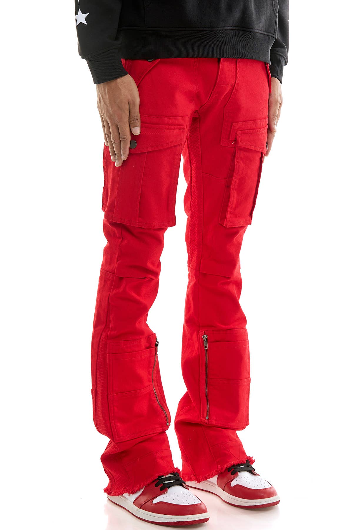 KDNK - Wholesale Pants - Men's - CARGO FLARE PANTS3