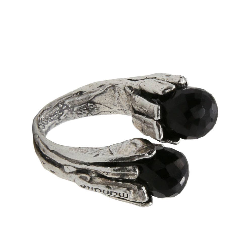 Mandile Gioielli - Wholesale Cocktail/Statement Ring - Silver ring with semiprecious stones (AR030)5