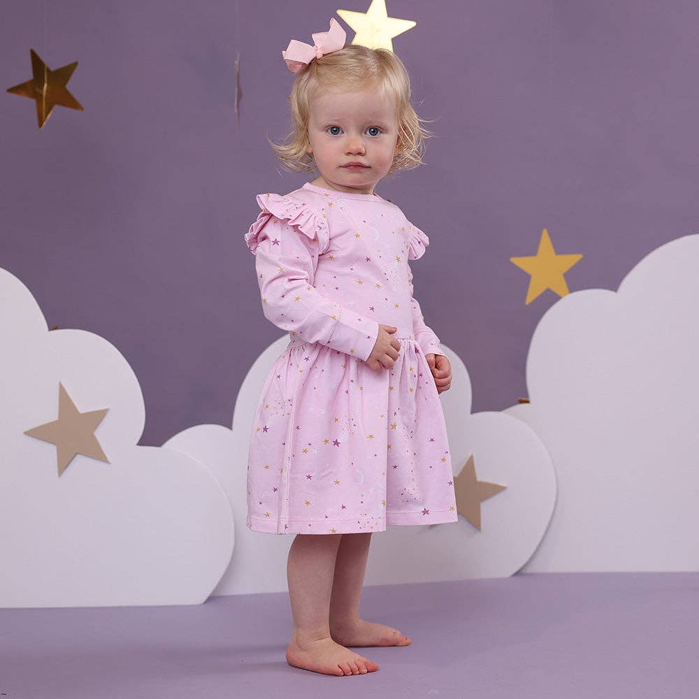 Snuggle Hunny - Wholesale Dress - Baby - Twinkle Long Sleeve Organic Dress8