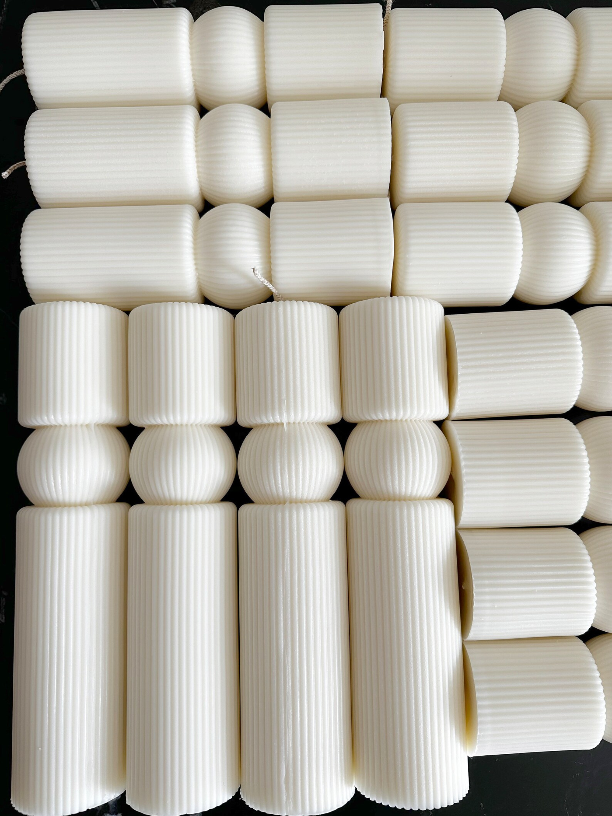 Vive Candles - Wholesale Zuilkaars - Romeinse kaars met geribbelde pilaar2