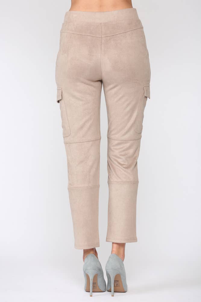 Joh Apparel - Wholesale Pants - Women's - Amber Stretch Suede Cargo Pant7