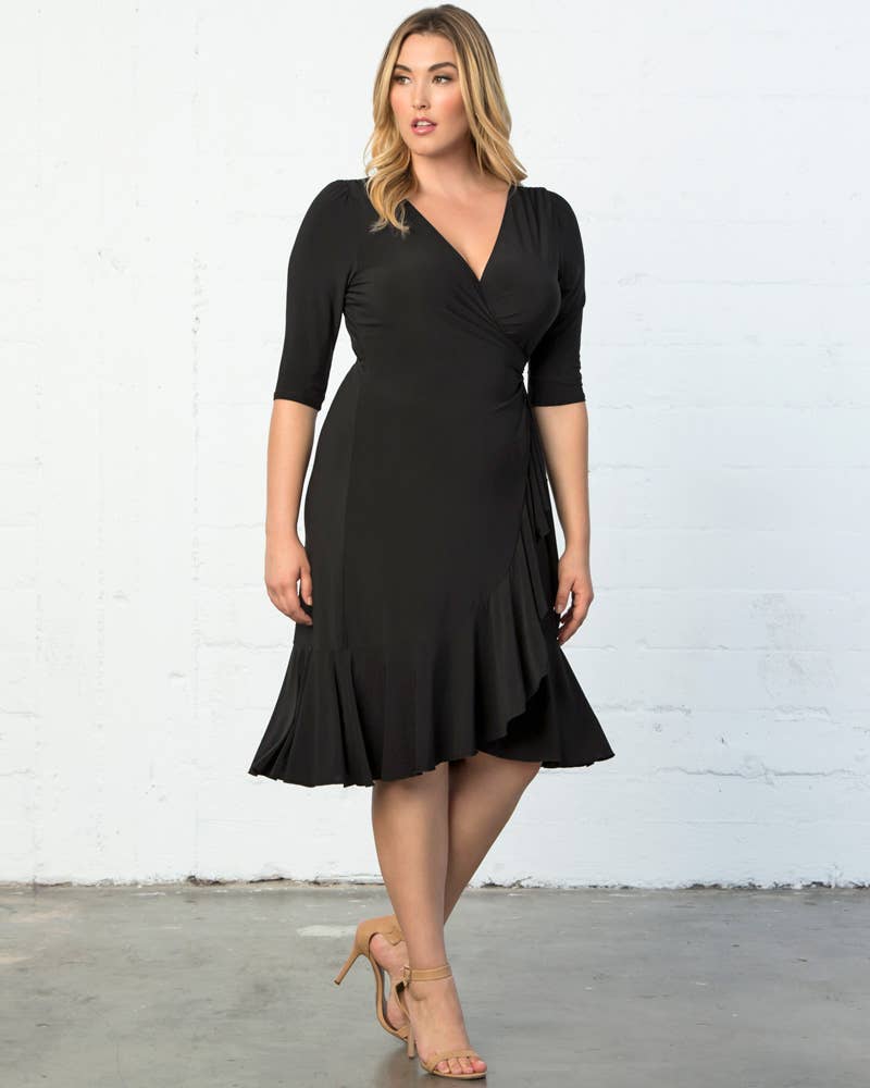 Kiyonna - Wholesale Jurk - Dames - Whimsy wikkeljurk - grote maten0