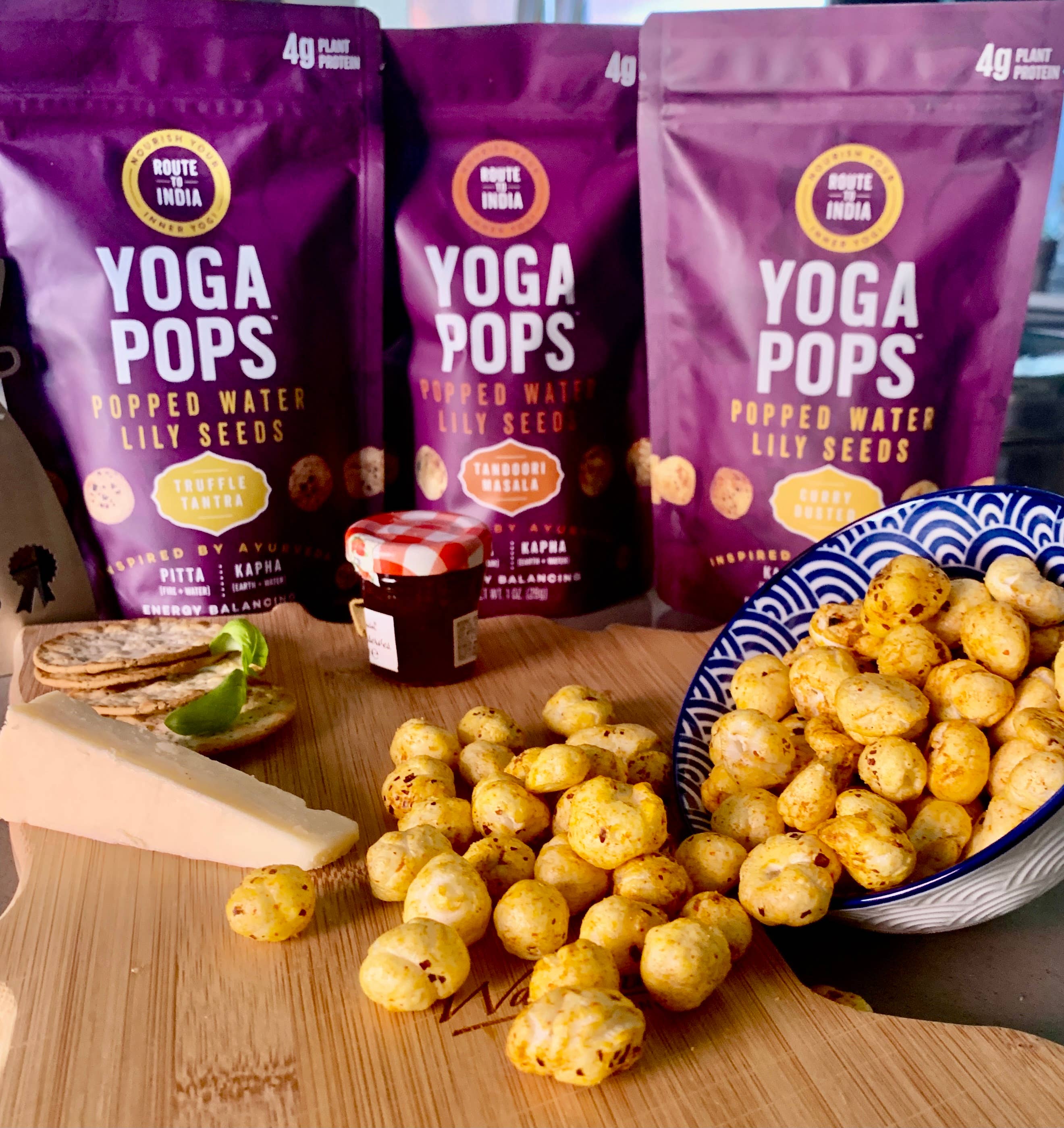 Yoga Pops - Wholesale Puffed Snack - Yoga Pops Assorted Pack - 24