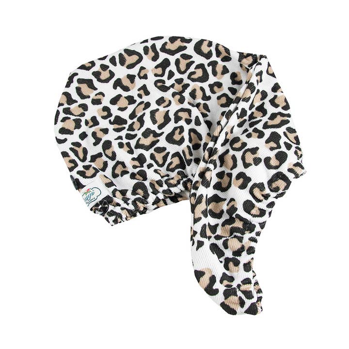 Turban à cheveux imprimé léopard pour la vente par The Vintage Cosmetic Company
