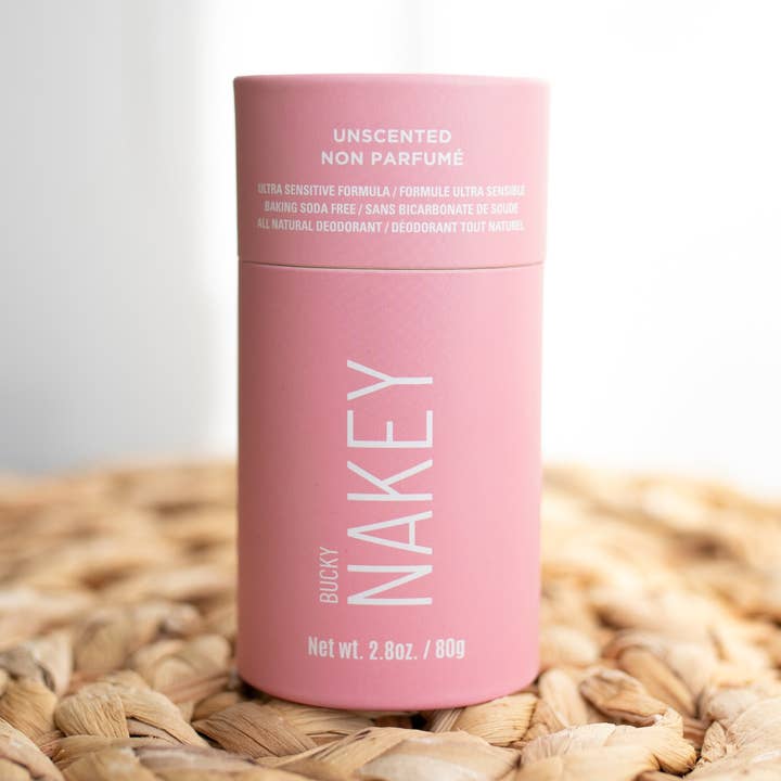 Bucky Nakey *Unscented* Paper Push Up Stick for wholesale by I luv It Natural Deodorant
