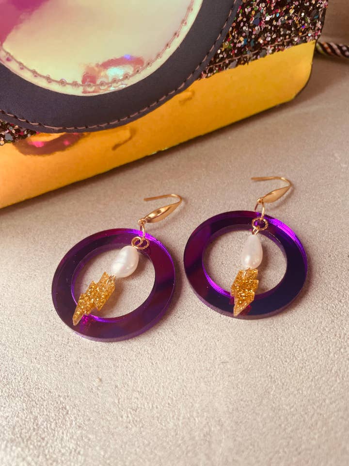 Boucles d’oreille VEGAS BABY pour la vente par ByM Mania