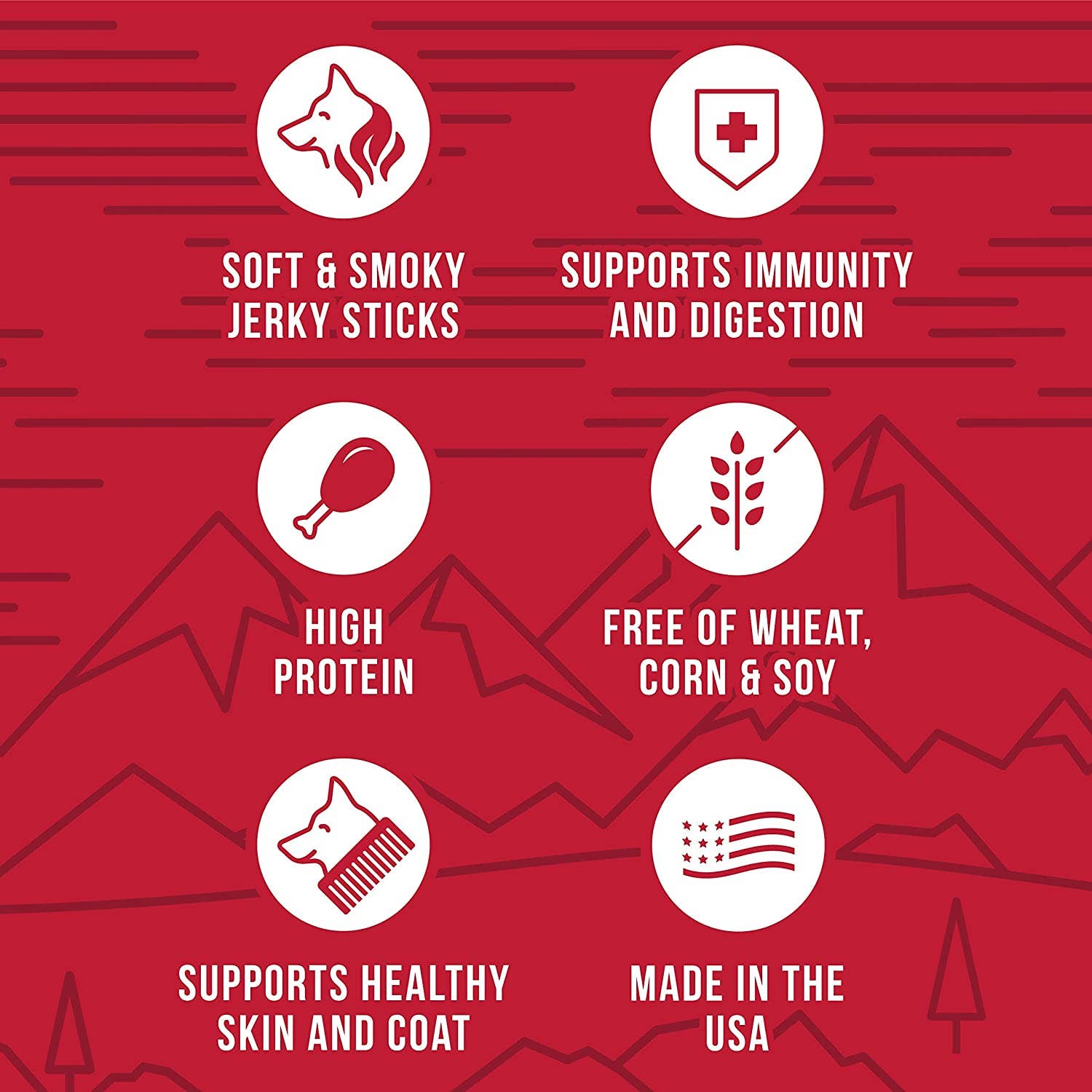 Righteous Felon Craft Jerky - Wholesale Pet Treats - Dog - Wild Ranger Beef Jerky Dog Treats (6ct)3