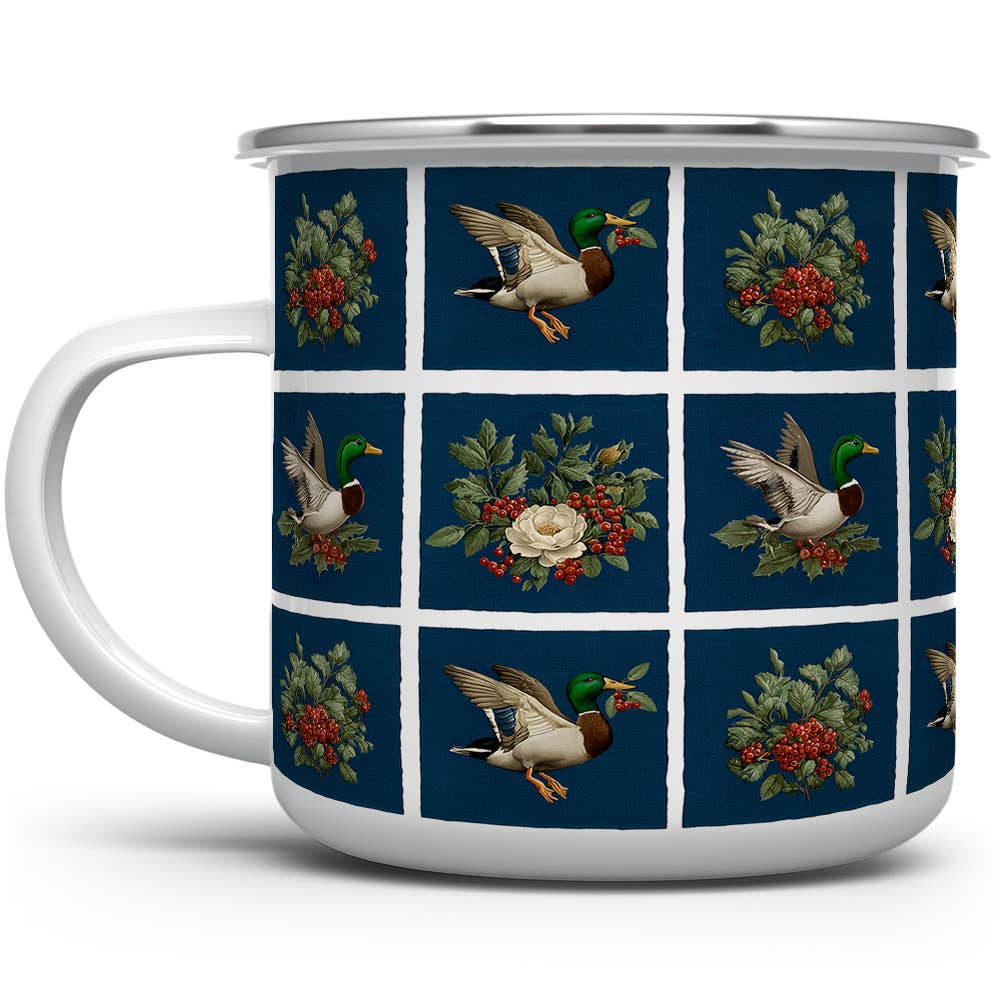 Loftipop - Wholesale Coffee Mug - Rustic Holiday Ducks Camp Mug, Traditional Christmas Gifts0