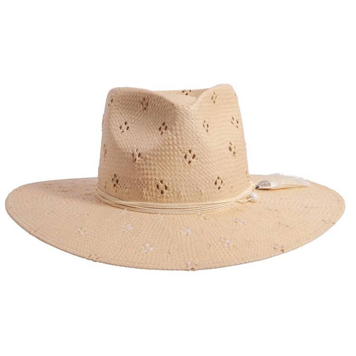 Natural Safari Straw Sun Hat - Style Lena for wholesale on Faire