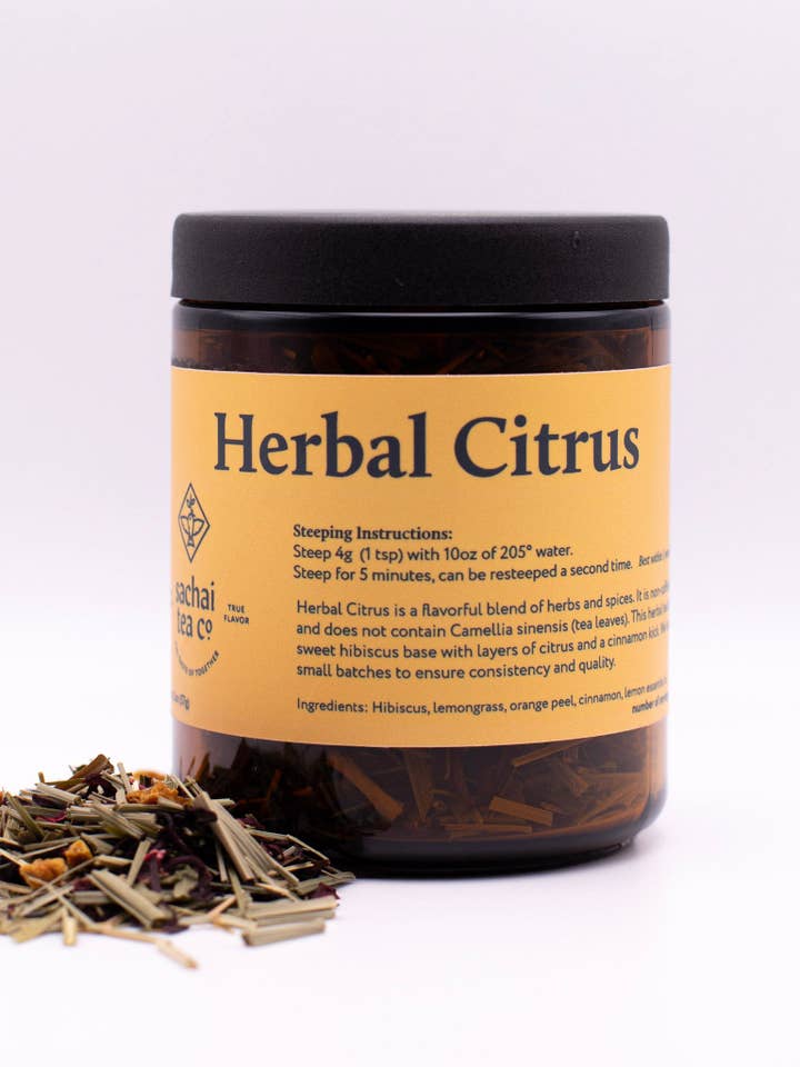 Herbal Citrus Tea 2oz (Caixa de 8) por atacado de Sachai Tea Company