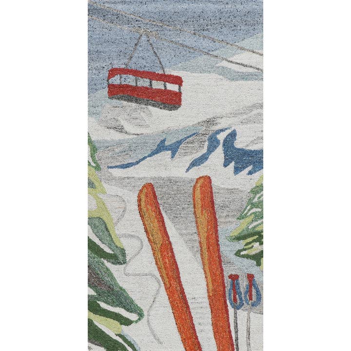 Company C - Wholesale Area Rug - Powder Day Ski Accent Rug