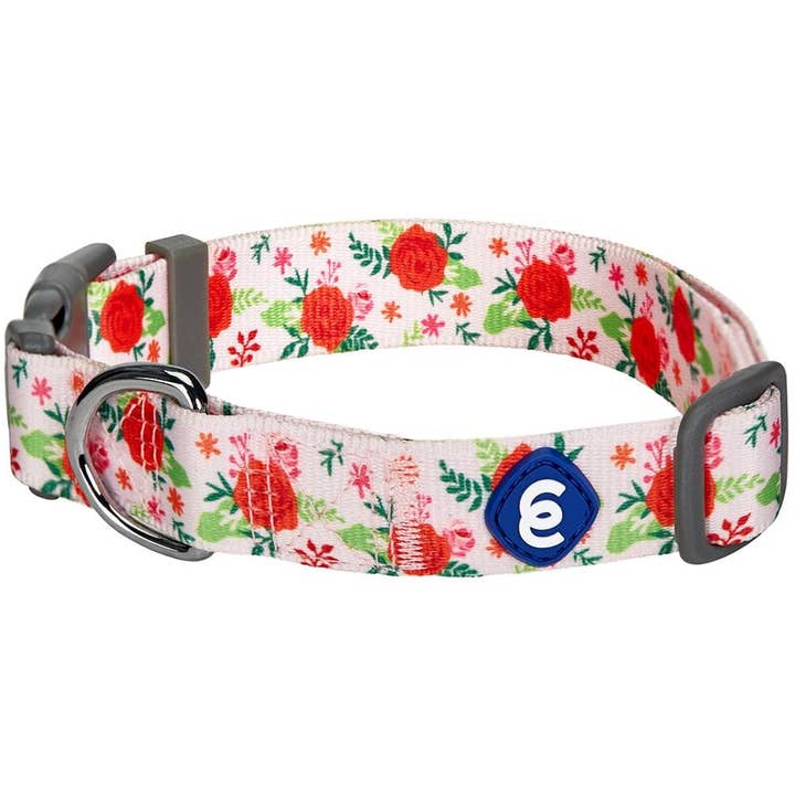 Spring Scent Inspired Garden Floral Dog Collar for wholesale by Blueberry Pet
